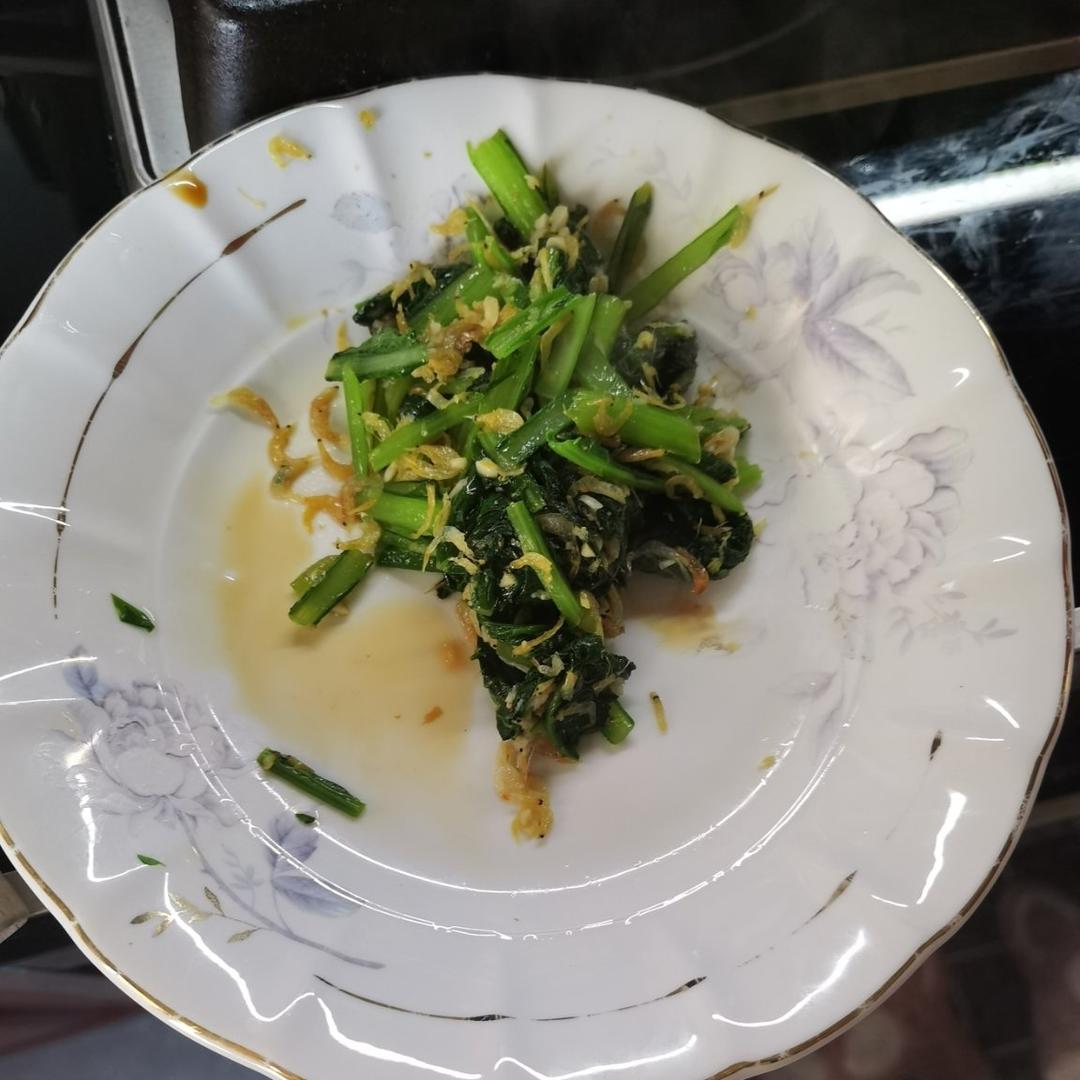 超级好吃的虾皮小白菜