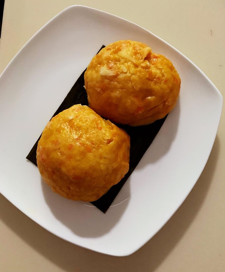 一发胡萝卜🥕馒头，纯手揉，快手