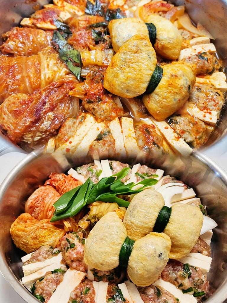 🇰🇷韩式豆腐酿肉｜Dubujeongol｜Korean Tofu Hotpot｜두부틈새전골「白钟元」的做法