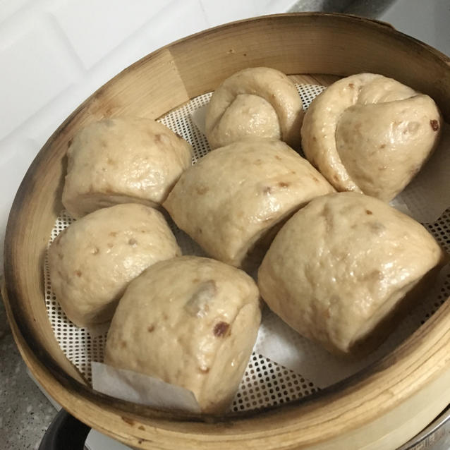 朱心做的牛奶麦麸馒头