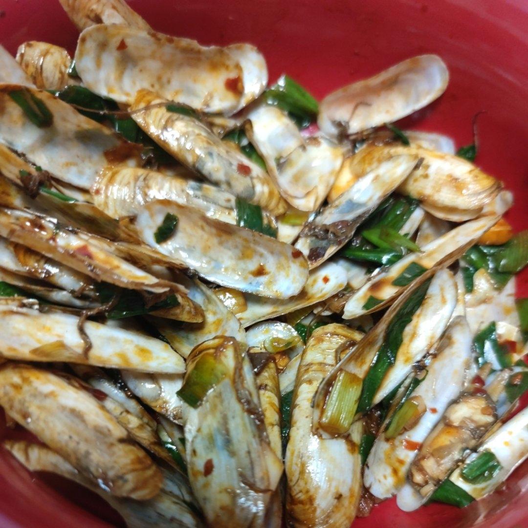 爆炒蛏子｜家常做法