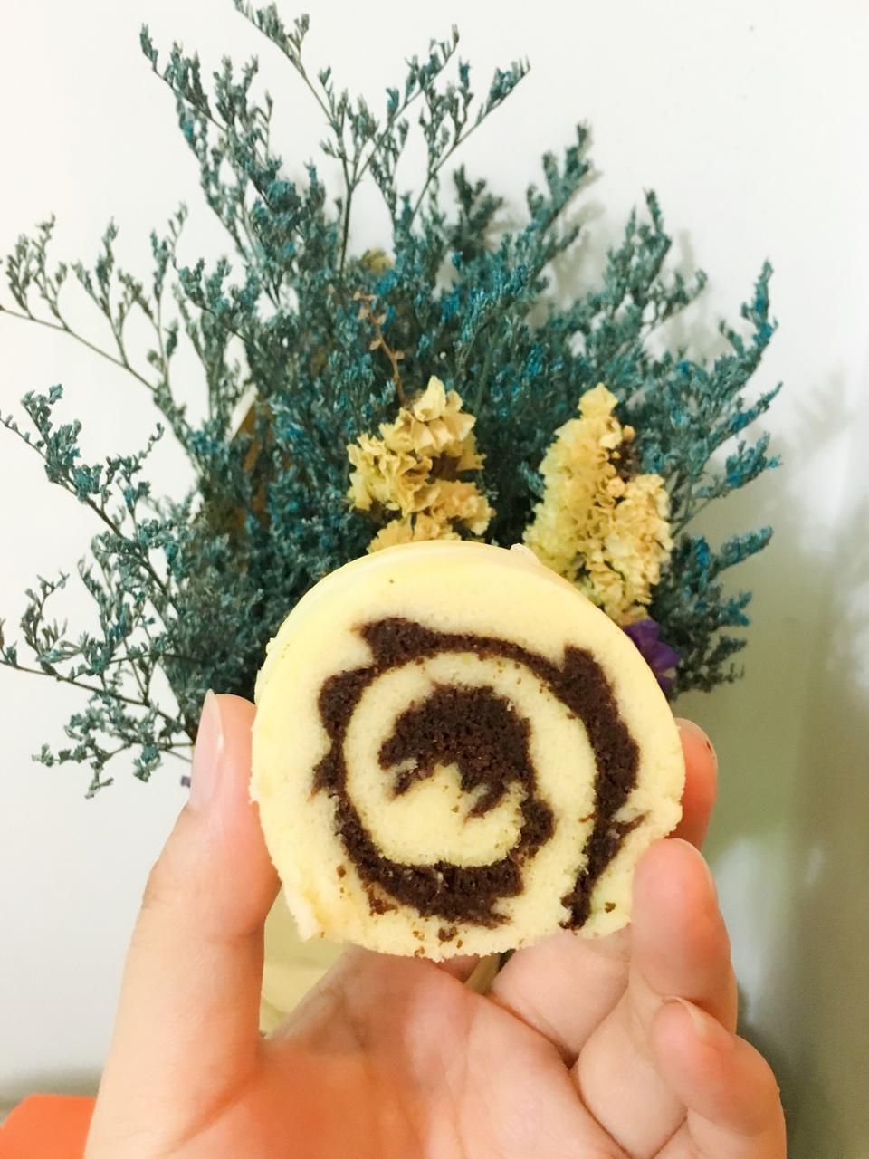 可可旋风蛋糕卷（视频）