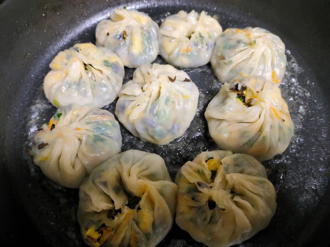 饺子皮版生煎包