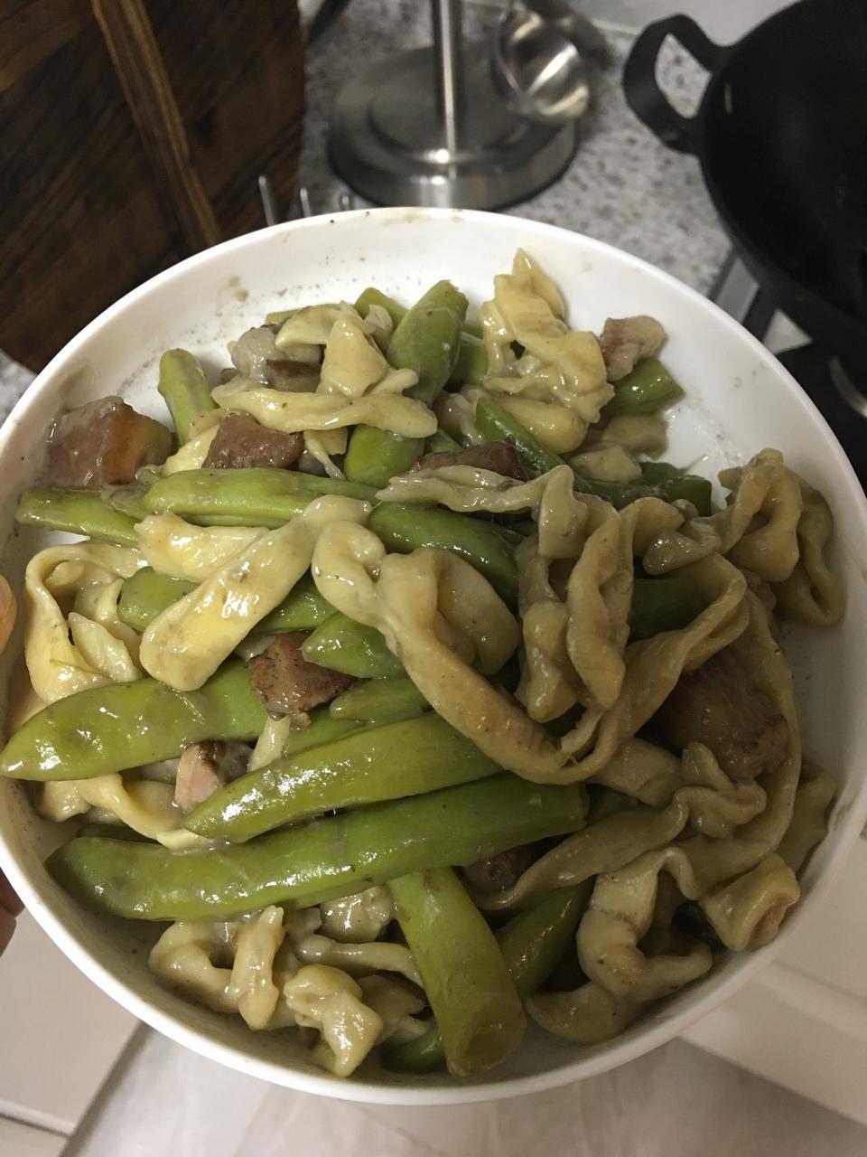 家传豆角焖面（蒸面）一次吃三大碗！超详细步骤！