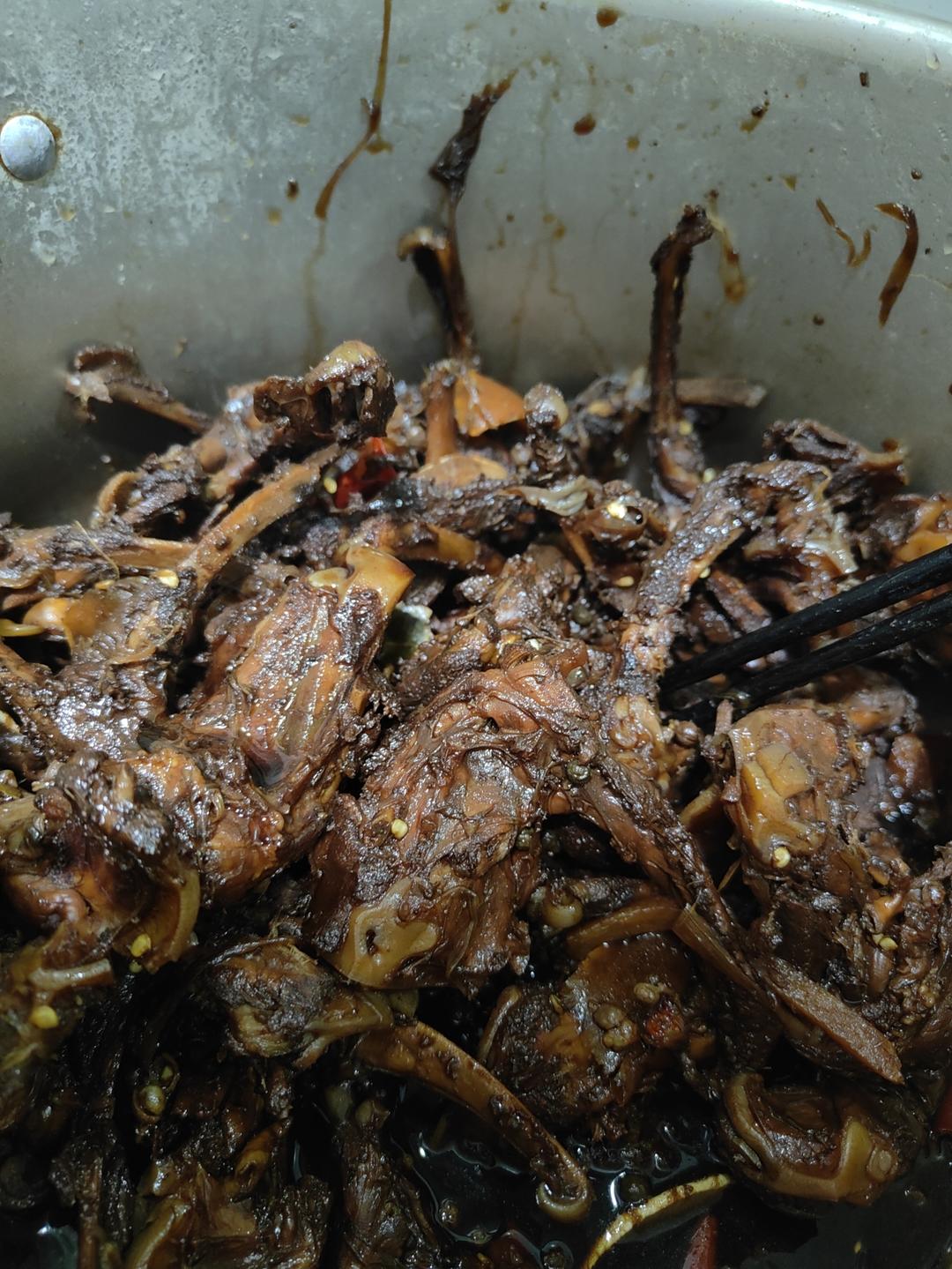 麻辣鸭锁骨（不输周黑鸭）