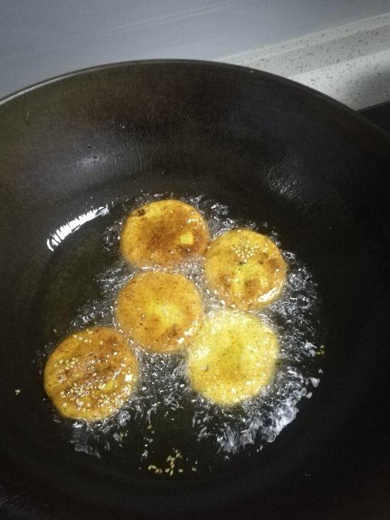 豆沙南瓜糯米饼(外酥里嫩)
