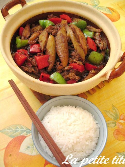 豆豉牛肉炖茄条的做法