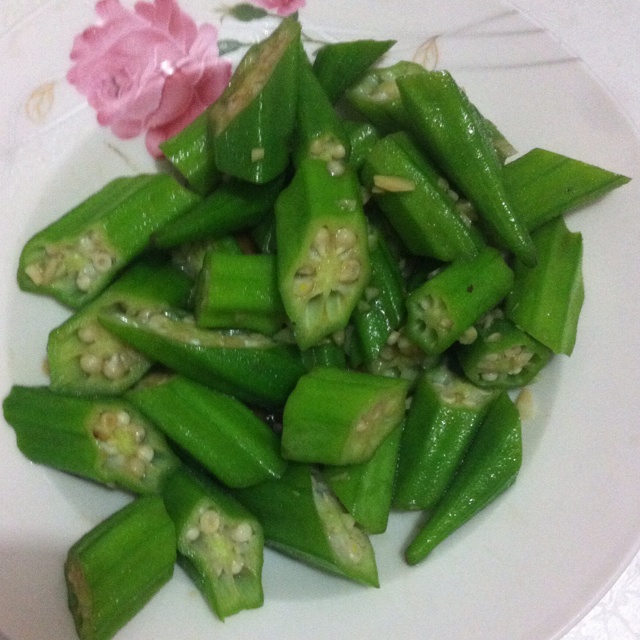 清炒秋葵