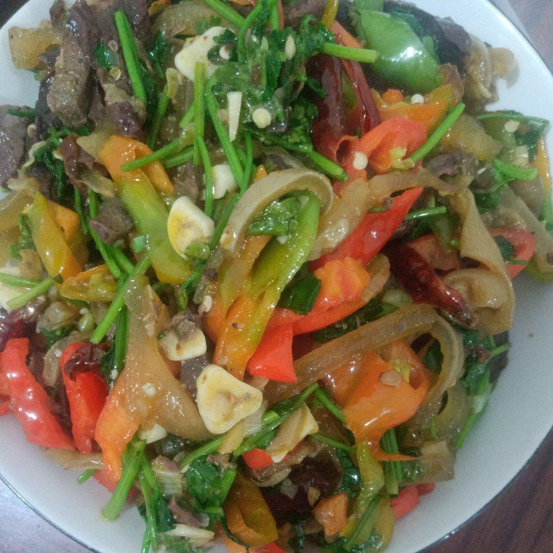 辣炒羊杂～快手下酒菜