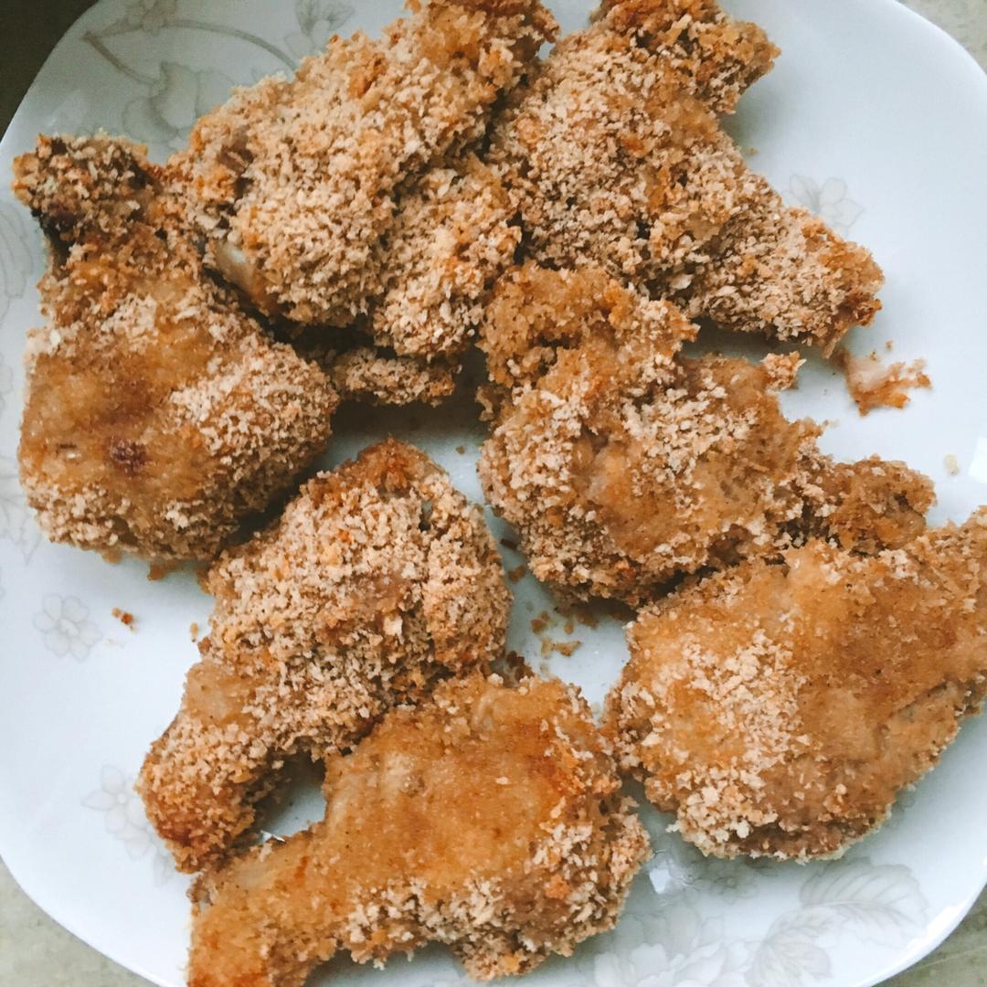 烤鸡翅（面包糠版）