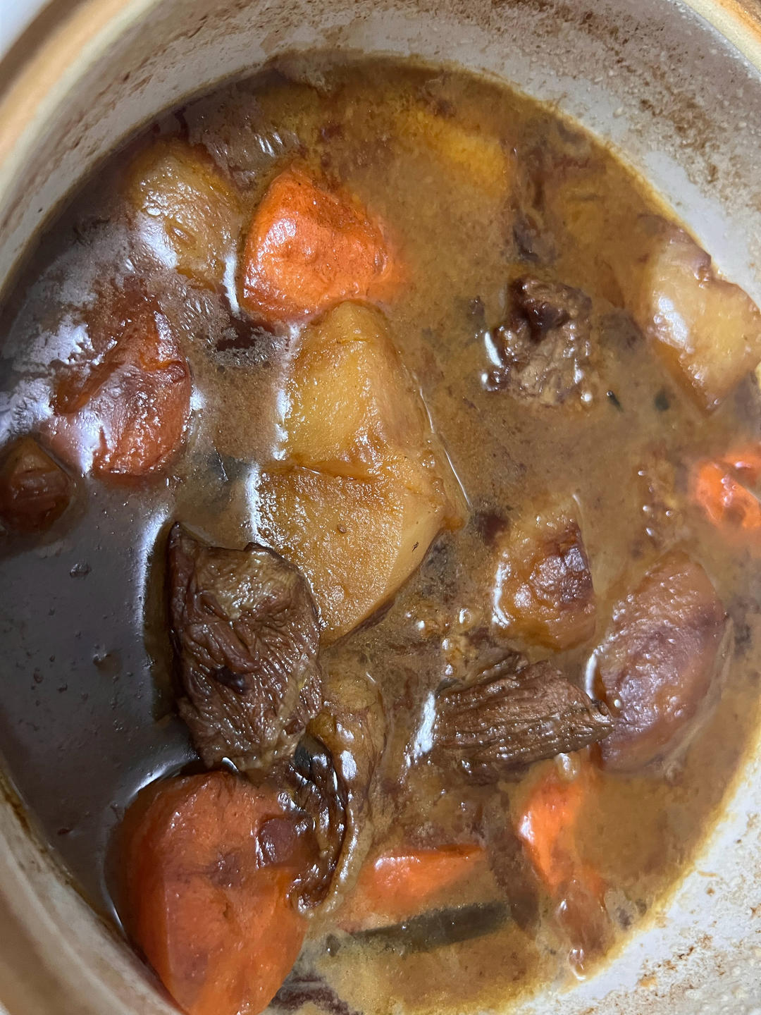 沙沙土豆胡萝卜炖牛肉