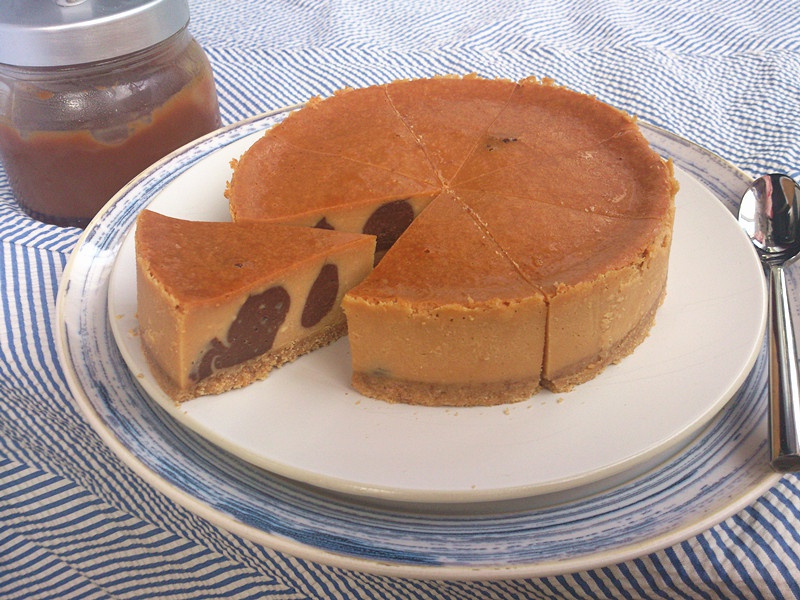 焦糖巧克力纽约芝士蛋糕
