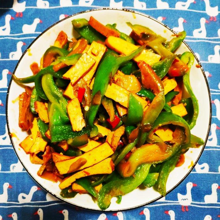 榨菜青椒炒香干