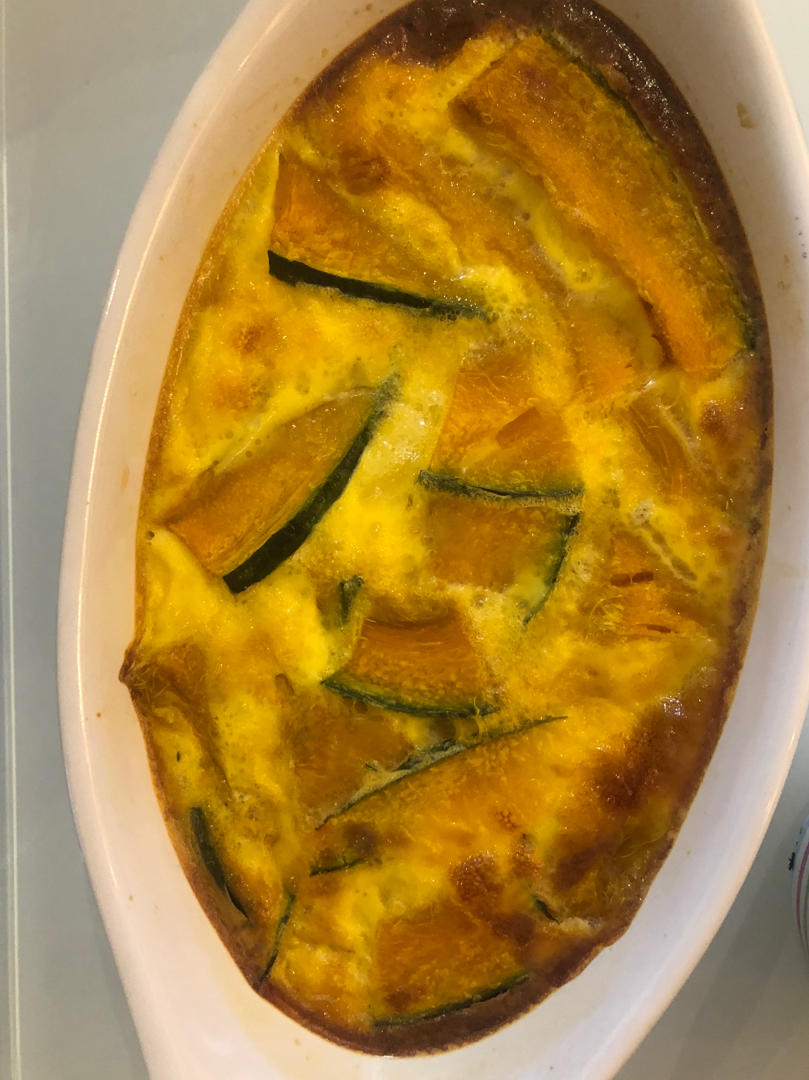 健康低脂の蛋奶烤南瓜