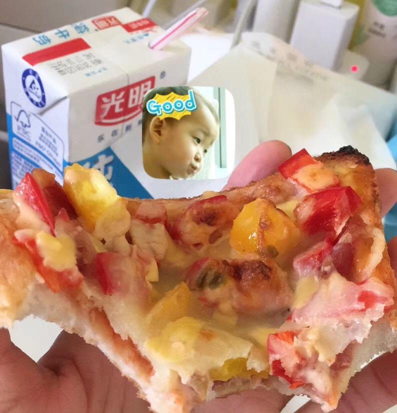 超好吃面包披萨🍕