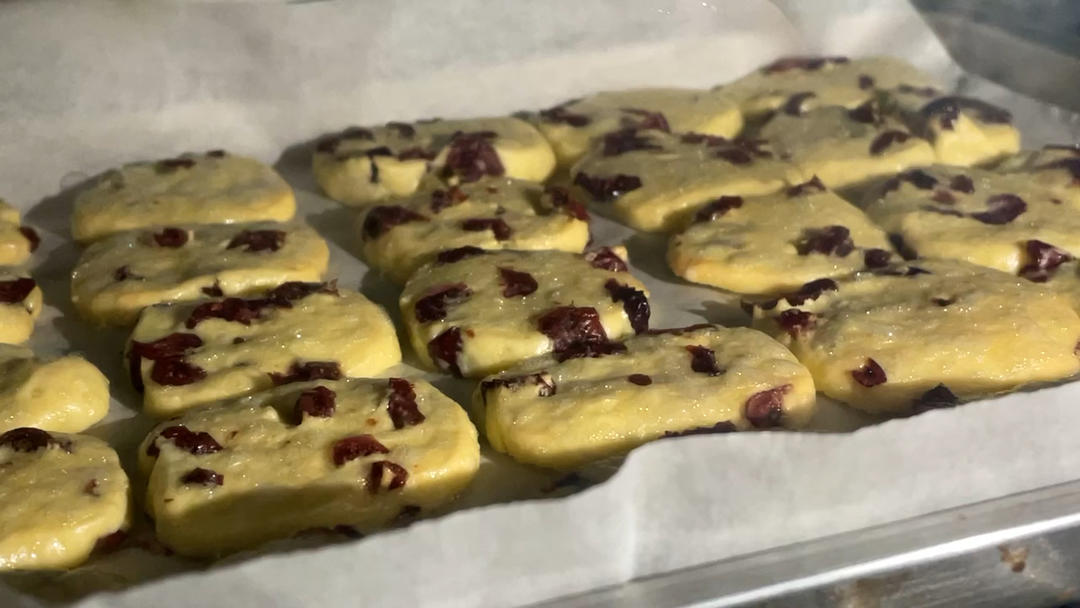 低糖少油版蔓越莓饼干