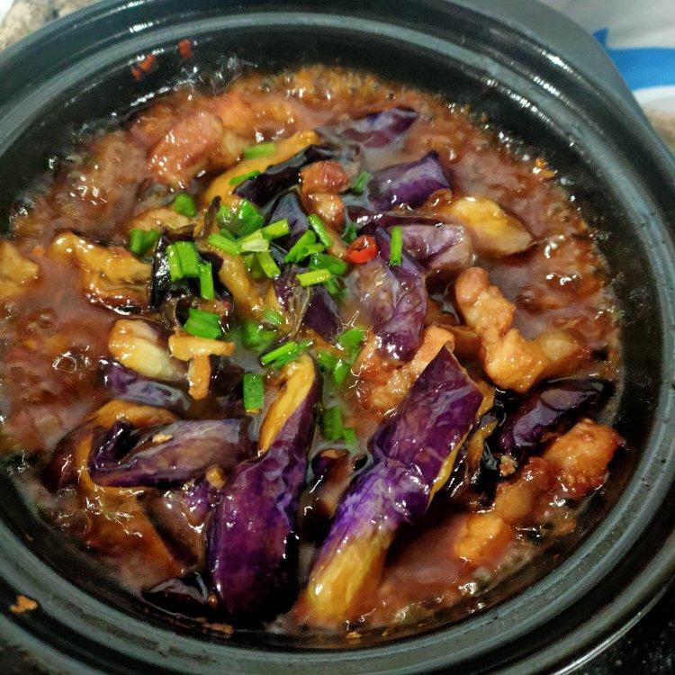 开胃下饭菜！巨简单的家常鱼香茄子煲