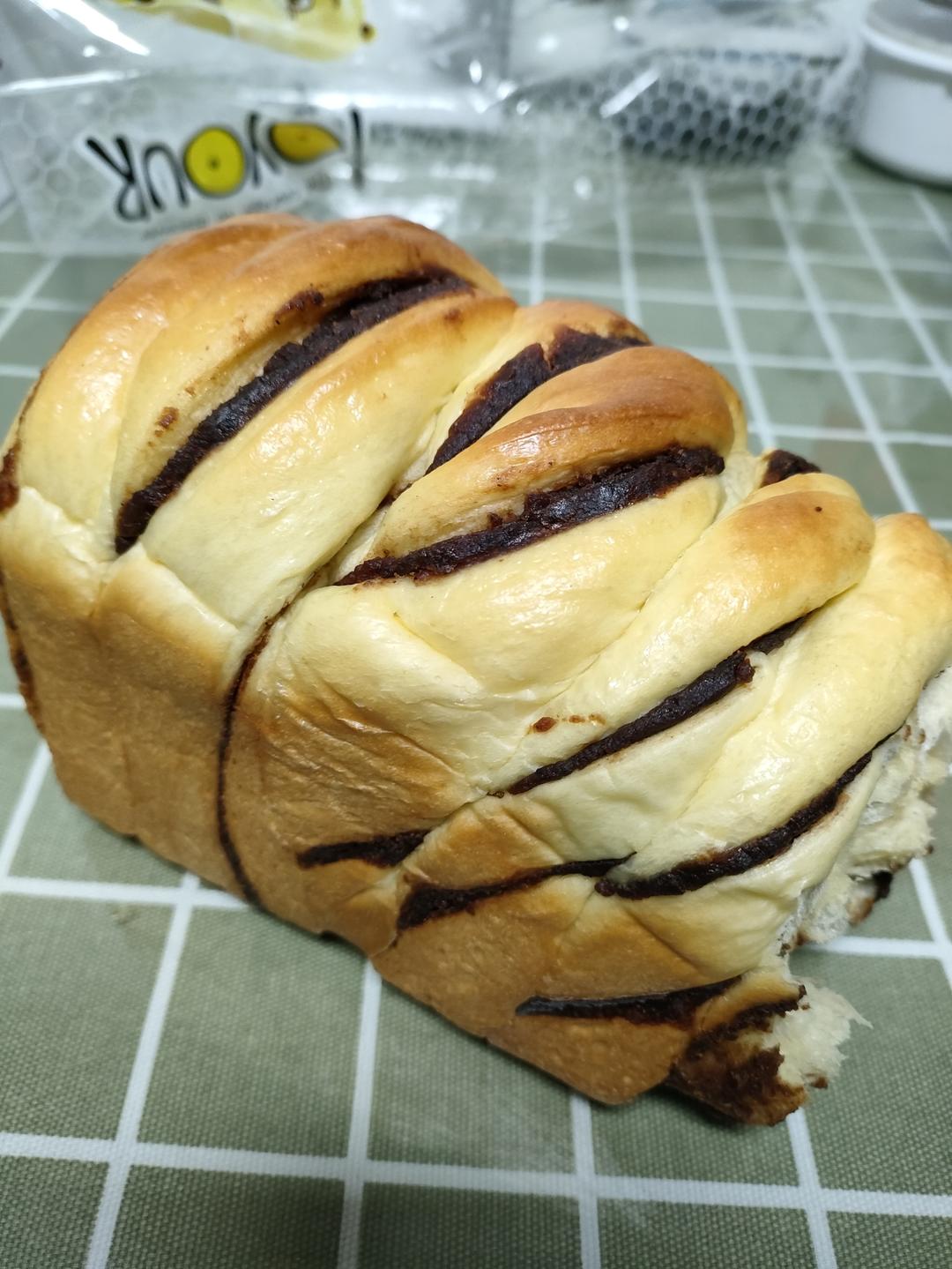 好吃的红豆沙吐司