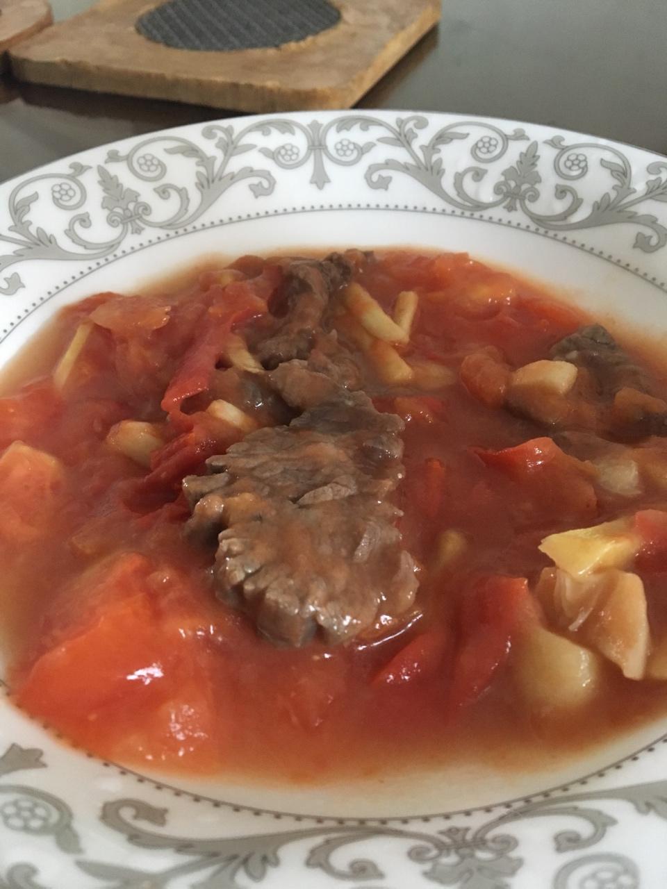 番茄炒牛肉