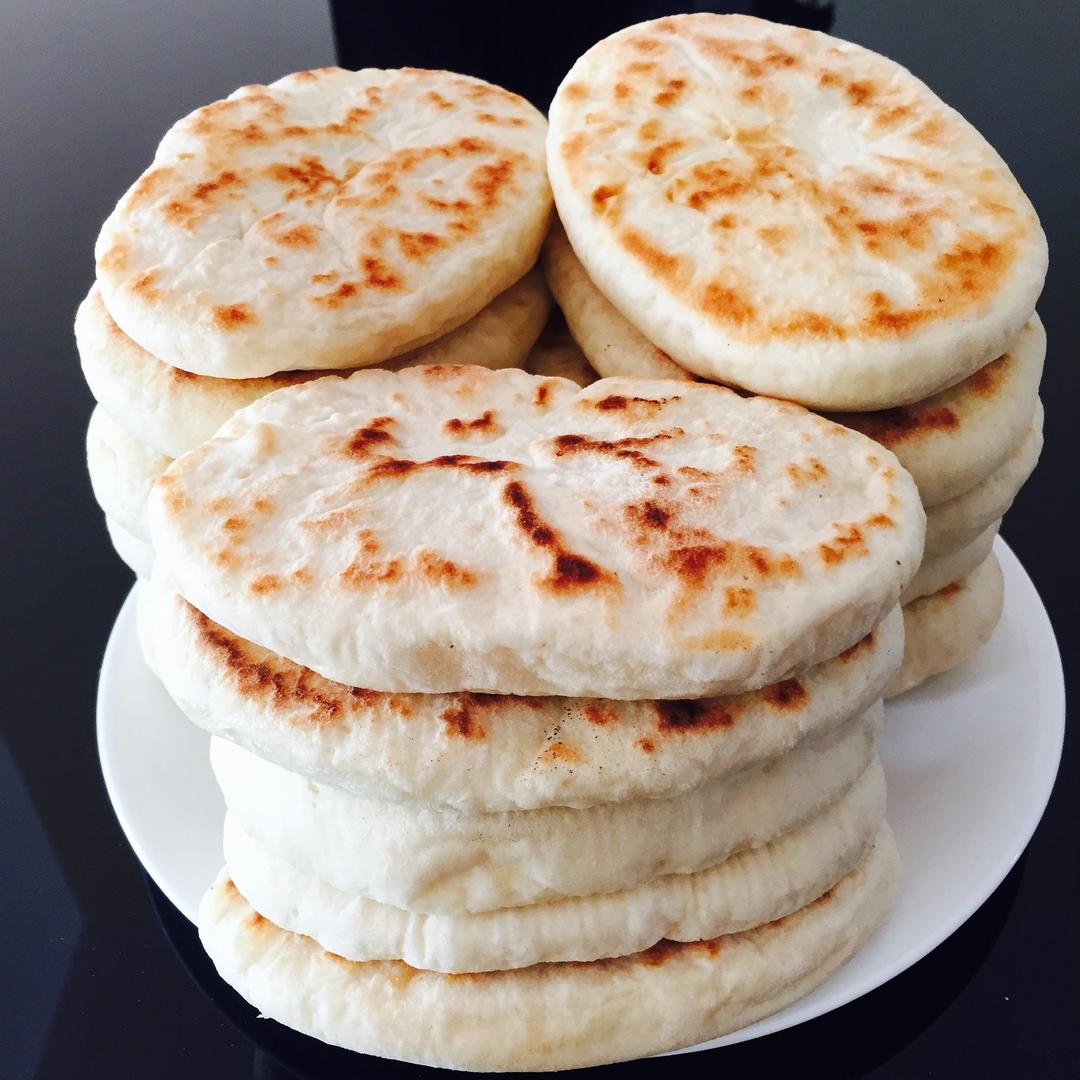 自制白吉馍(发面小饼)