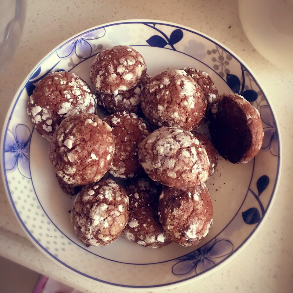 巧克力裂纹曲奇