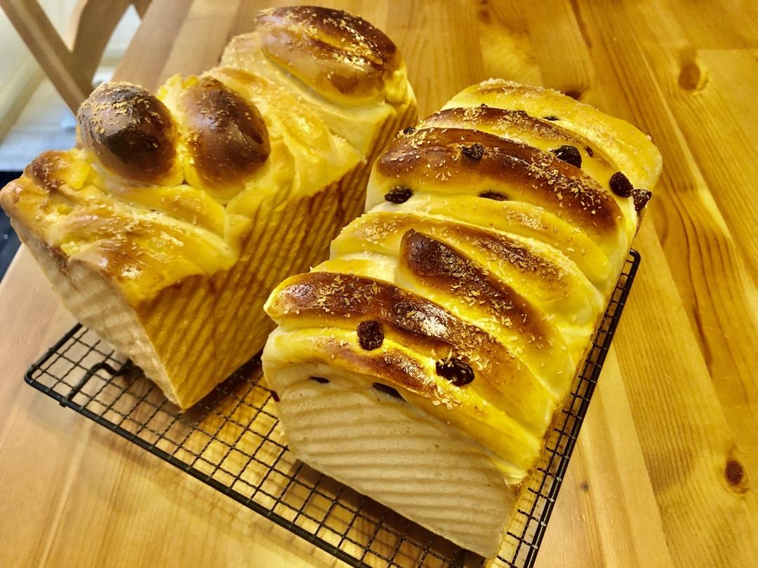 手撕蔓越莓炼乳吐司