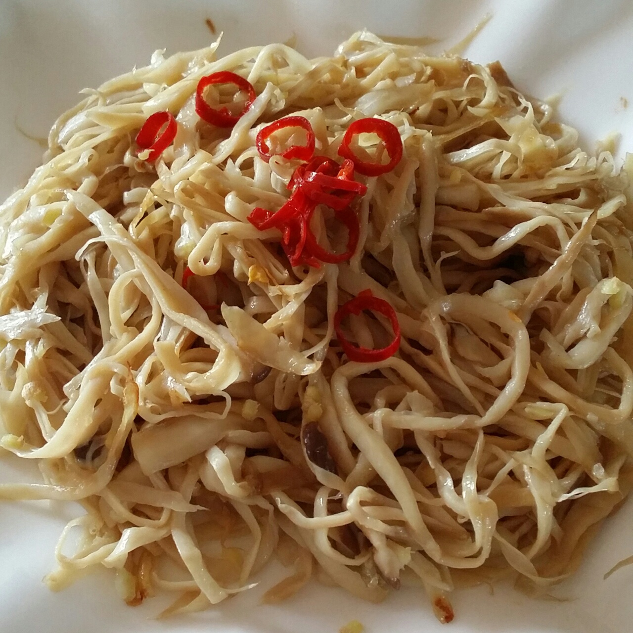 干煸手撕杏鲍菇