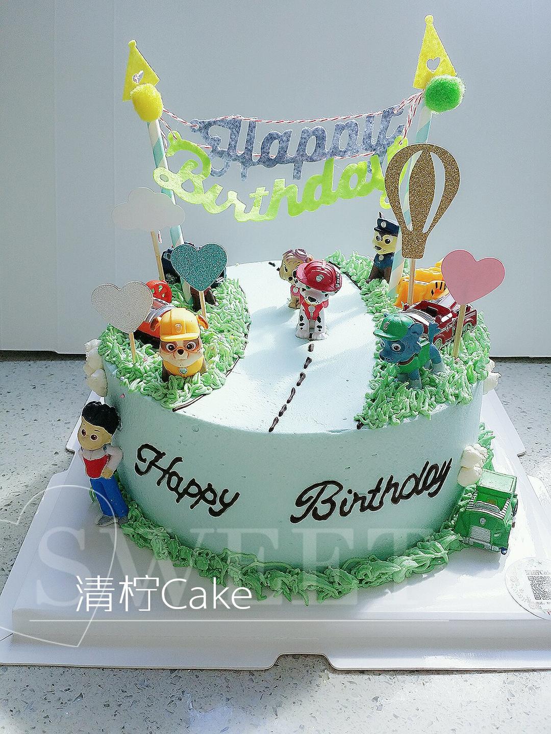 汪汪队狗狗蛋糕