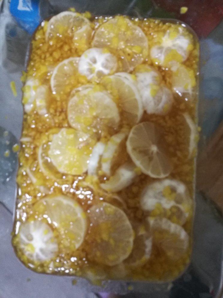 臭石头123做的特百惠柠檬蜜