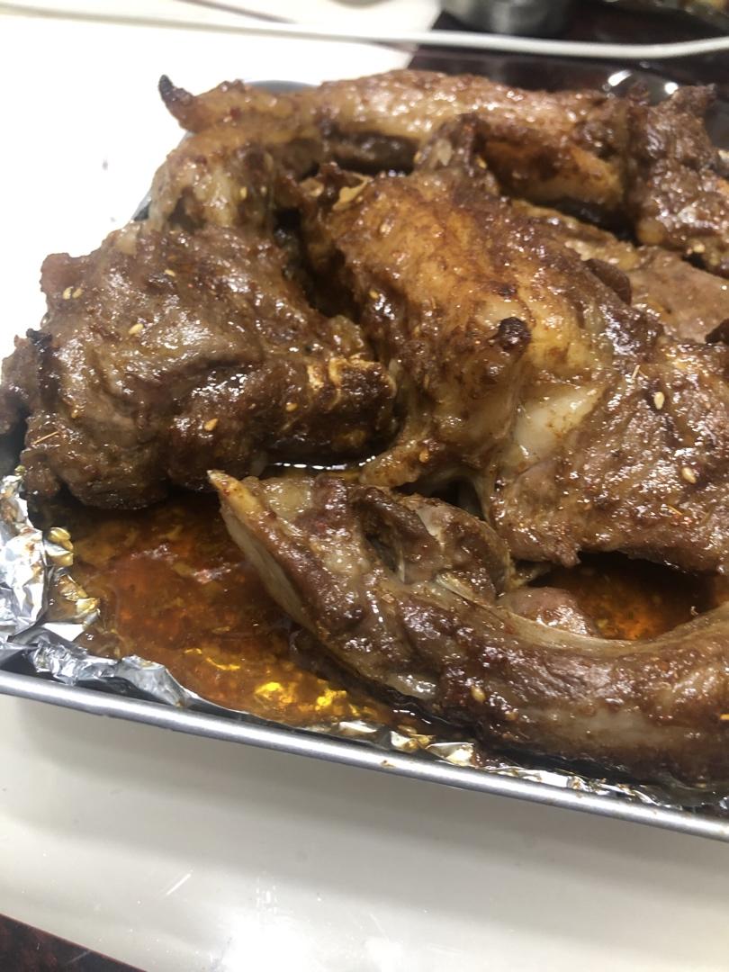 秒杀烧烤摊的烤羊排