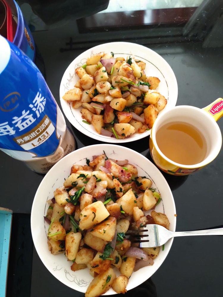 孜然香辣煎小土豆