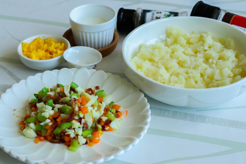 奶香培根土豆沙拉（低脂轻食主义）的做法 步骤7