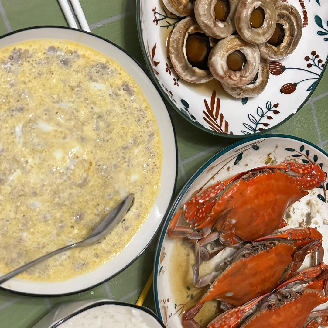 清蒸螃蟹（梭子蟹）