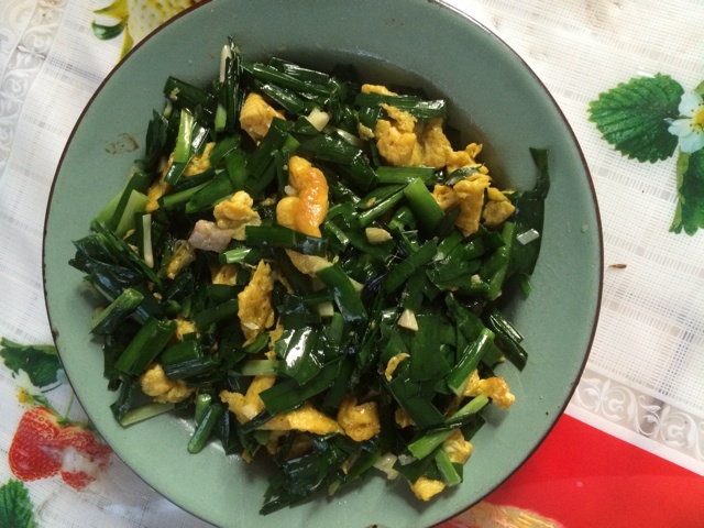 韭菜炒鸡蛋