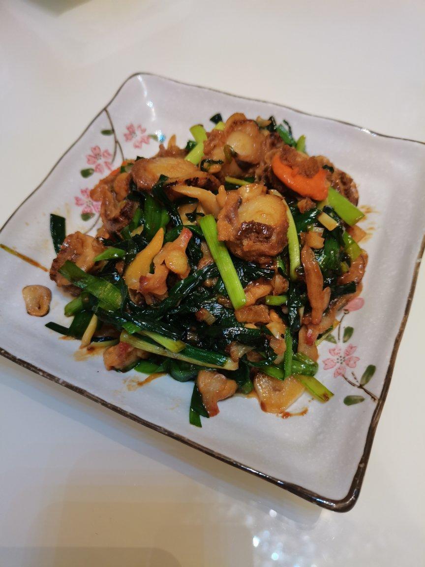 韭菜炒扇贝
