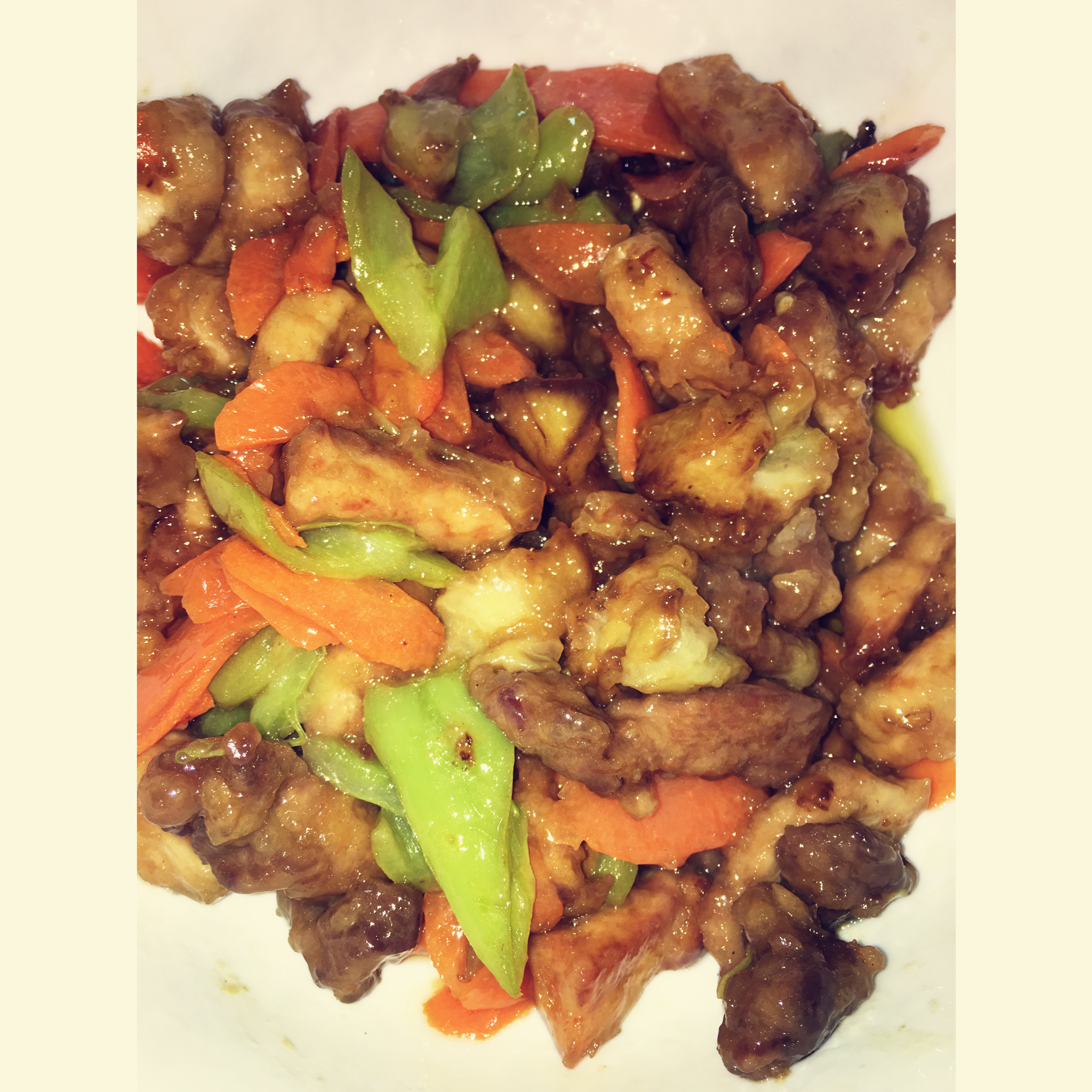 溜肉段烧茄子（东北硬菜呀哈哈）