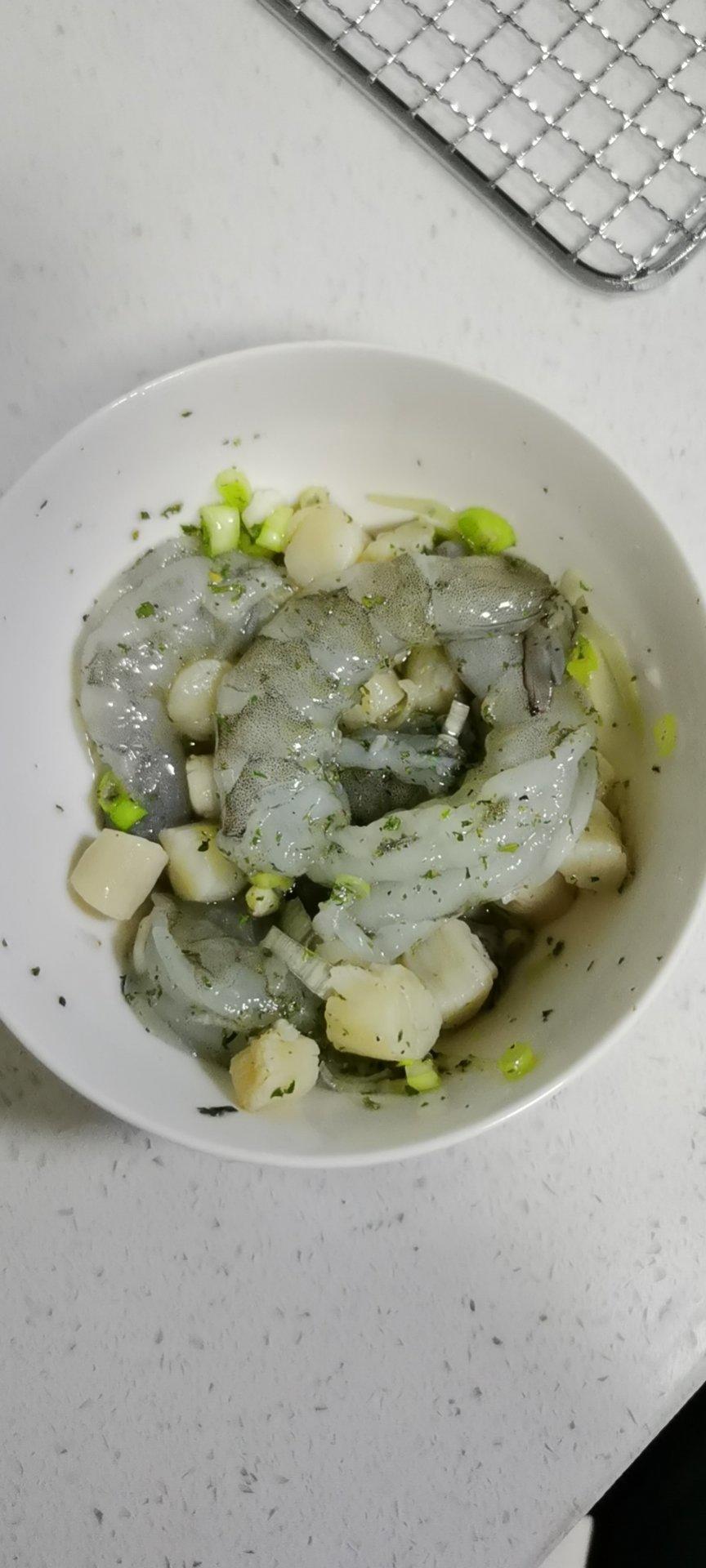 瑶柱鲜虾海鲜粥