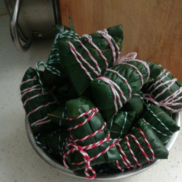 四角长粽子的包法（有视频）