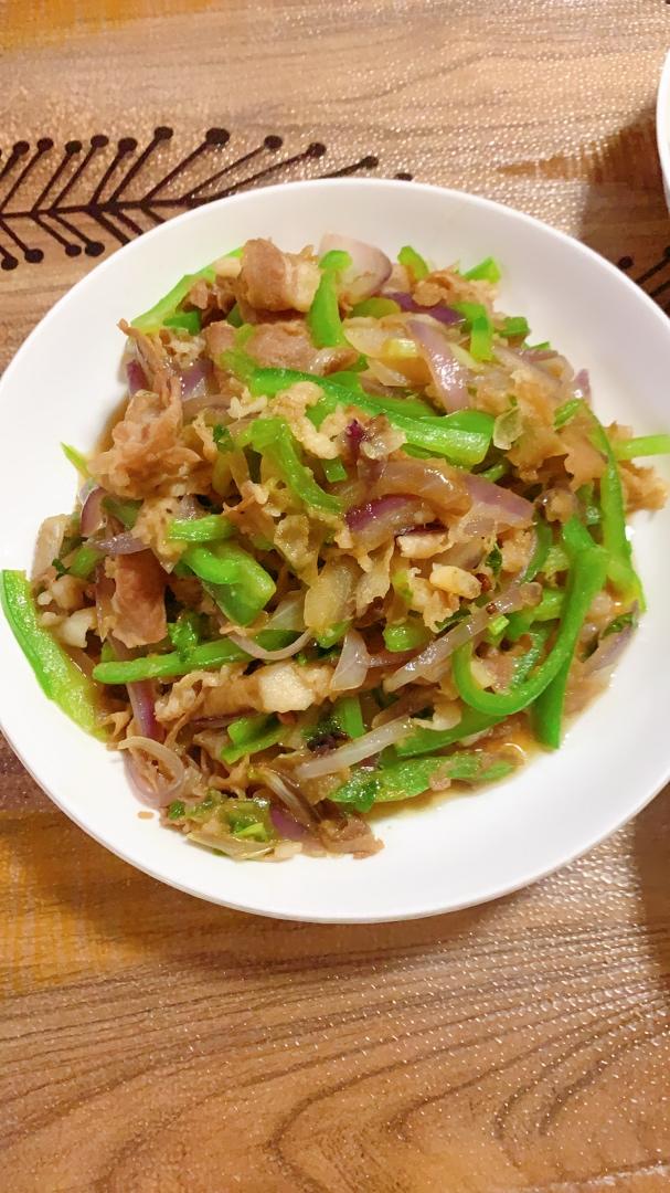 爆炒羊肉卷