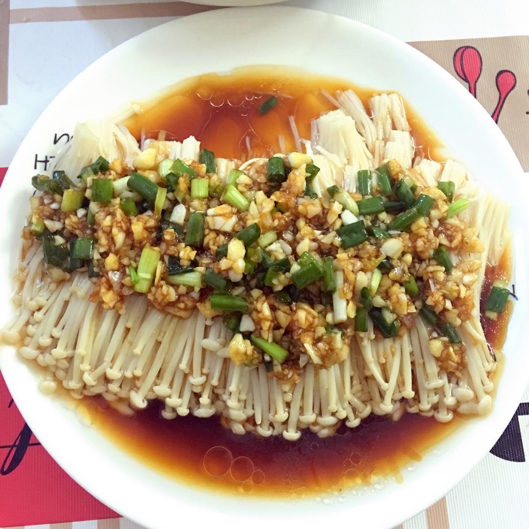 油泼金针菇