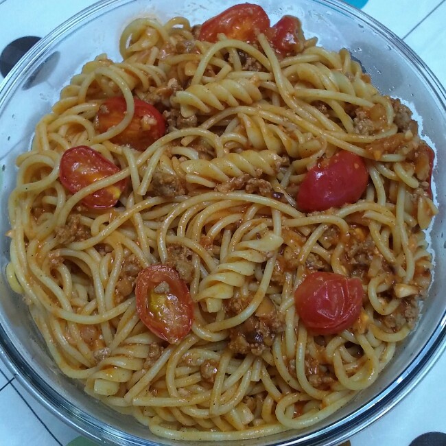 番茄肉酱意大利面