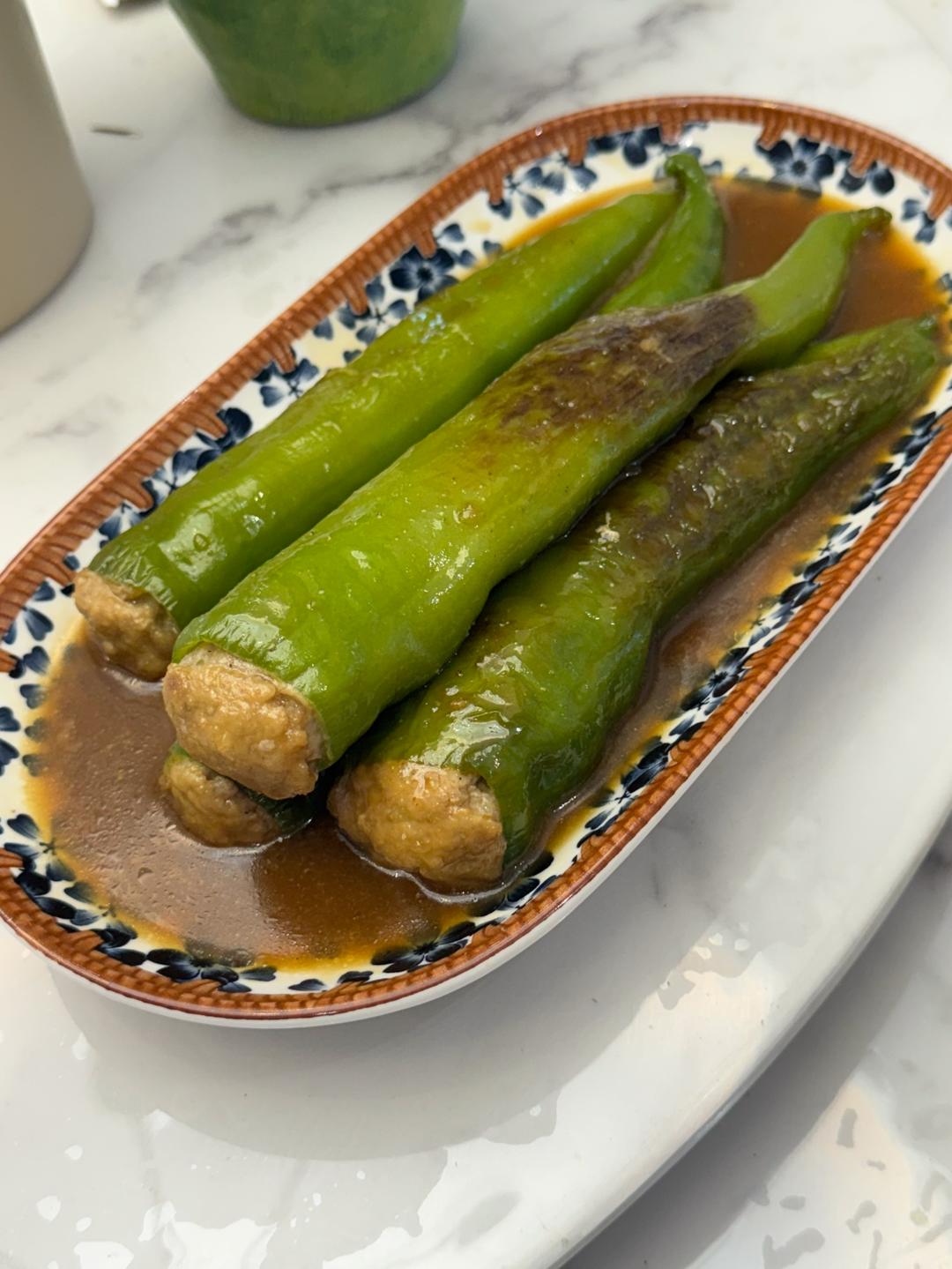 销魂青椒酿肉【超级下饭】