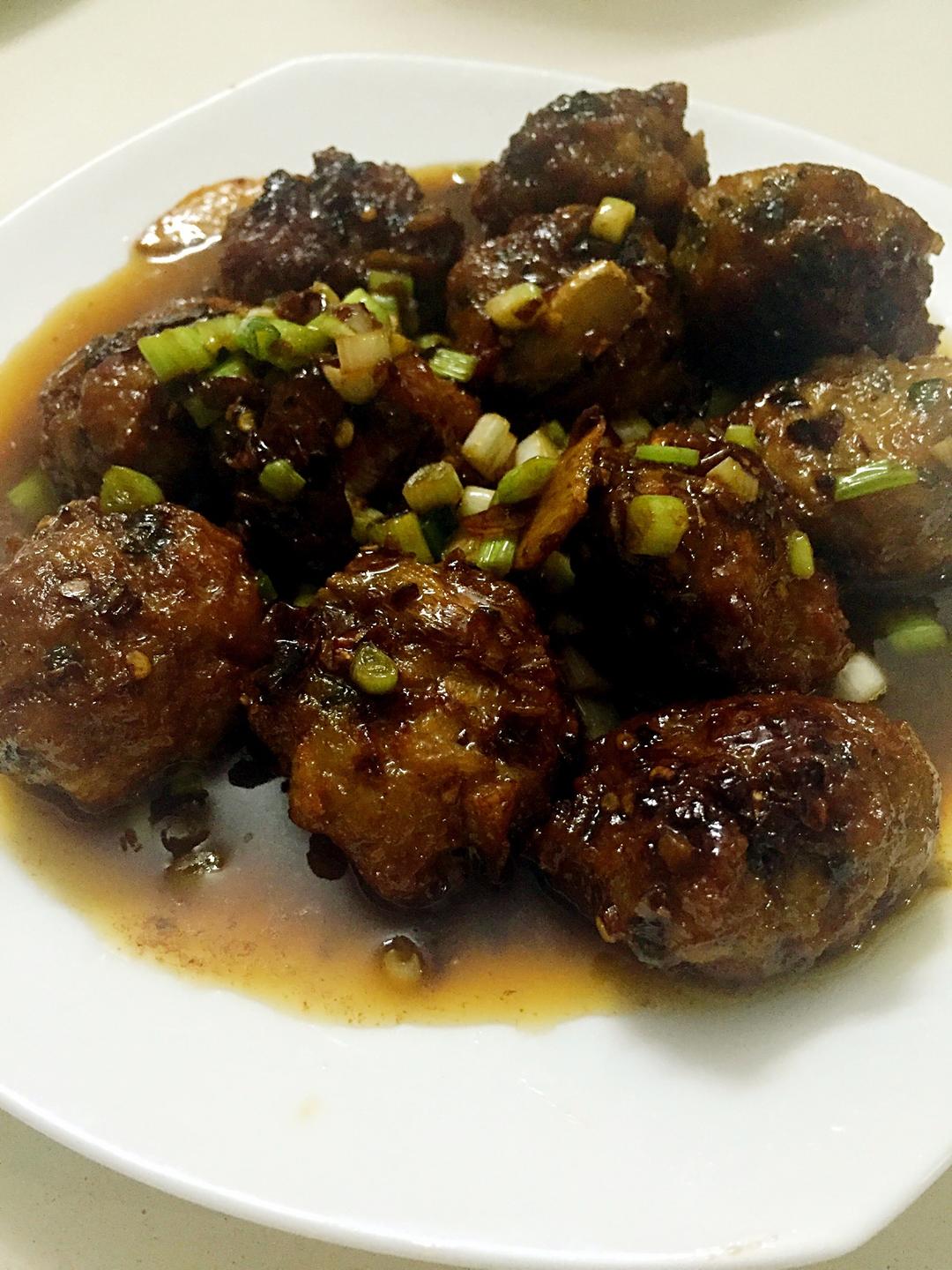 鱼香藕丸的做法