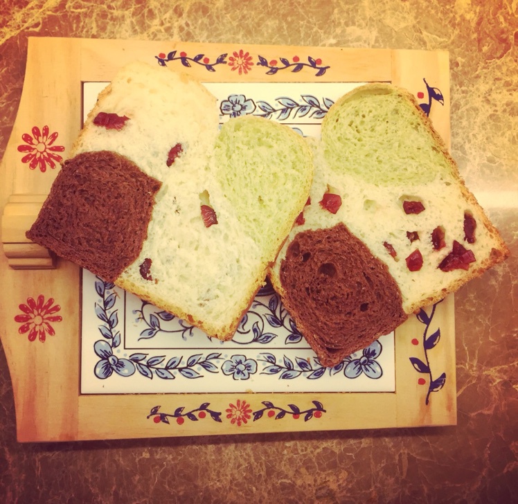 蔓越莓三色吐司