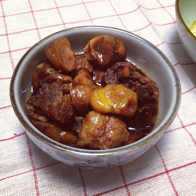 板栗烧肉