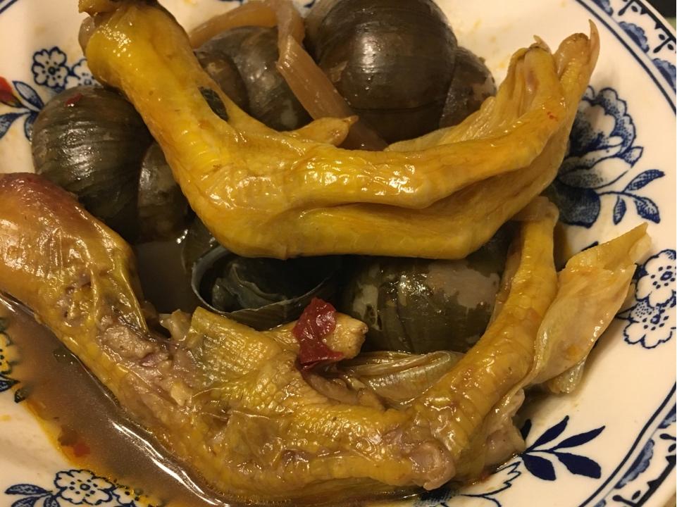 田螺鸭脚煲