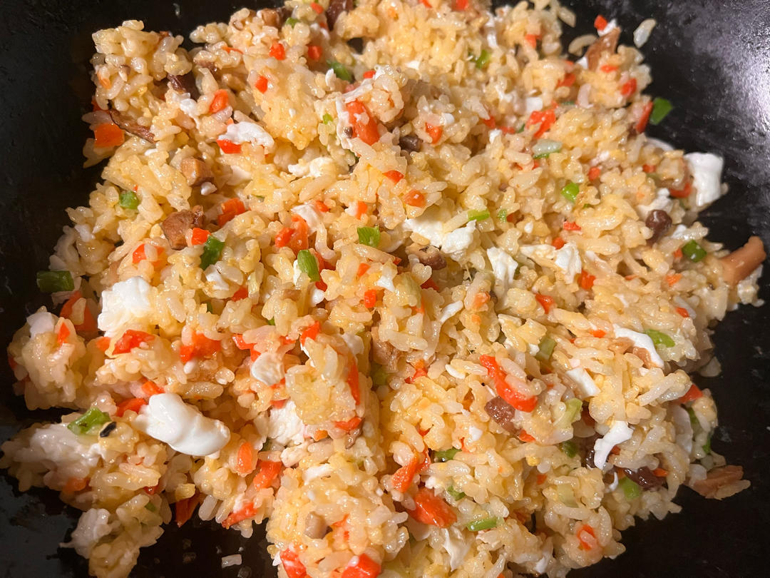 炒米饭蛋炒饭二十分钟快手家常