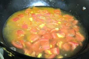 蔬菜煮南瓜面片的做法 步骤9