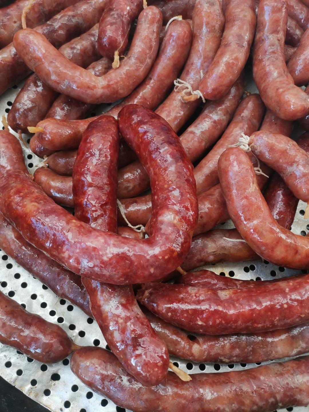 自制煮香肠