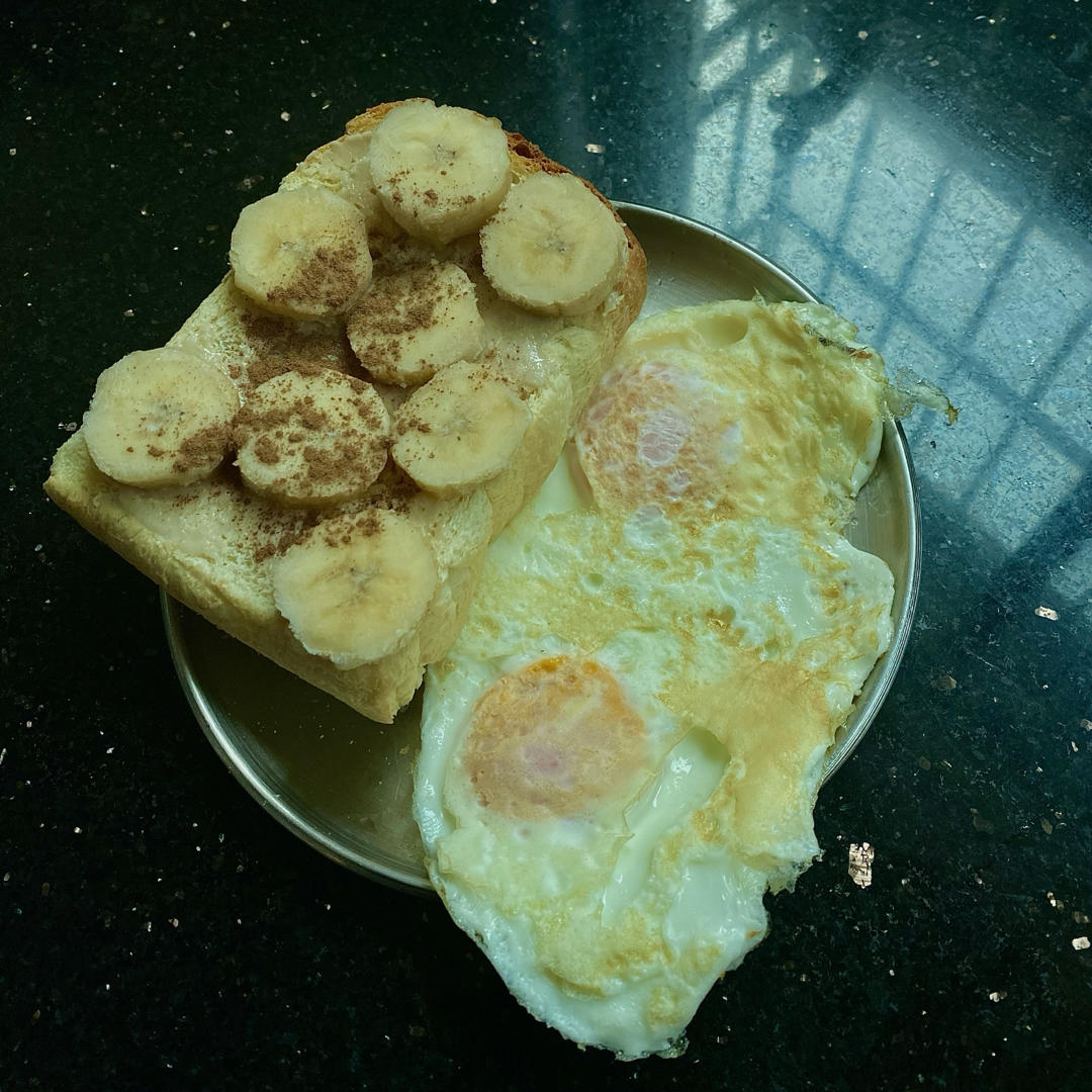 香蕉泥花生酱三明治（我的食欲稳定器）| 健康·三餐